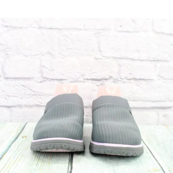 LL Bean Gray Polyester Slip On Airlight Scuffs Indoor Slippers Size 10 M - Picture 4 of 9